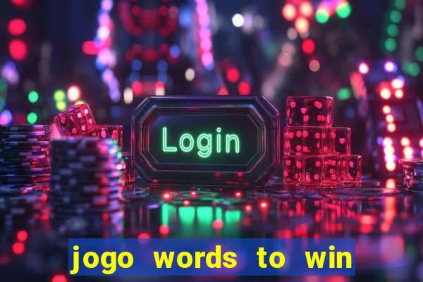 jogo words to win paga mesmo